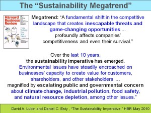 The Sustainability Megatrent